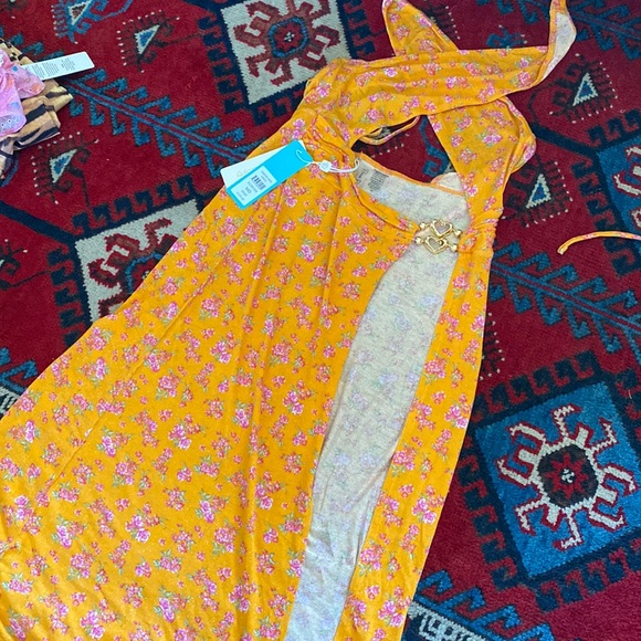 BEACH BUNNY NWT BIKINI COVERUP SADDIE MIDI DRESS NWT $225 - Picture 1 of 6